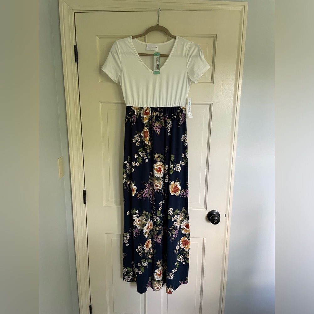 XS Floral Maxi Dress